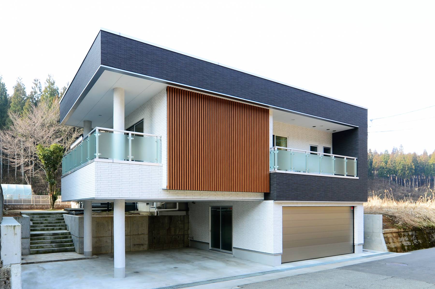 ガレージの外観