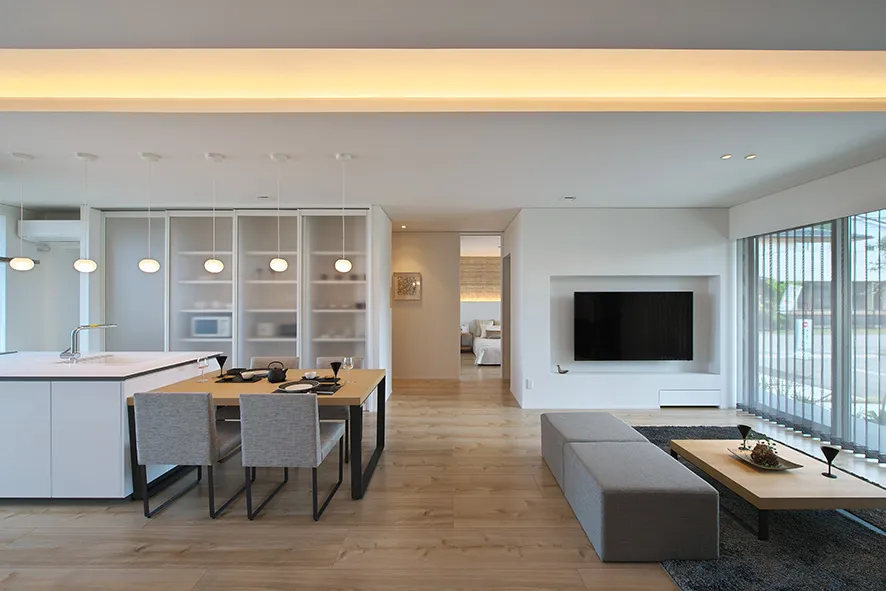 キッチンリビング仕切りなしの間取り