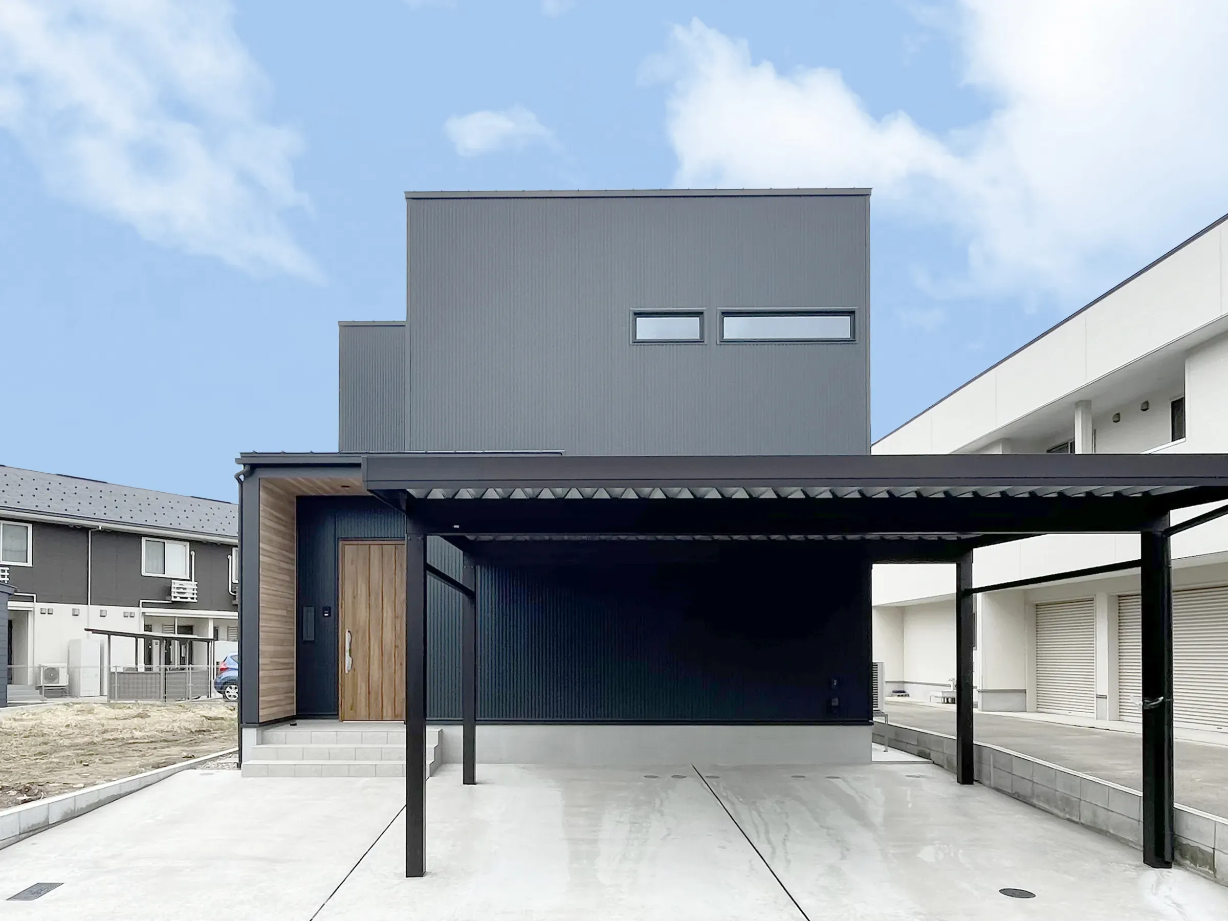 四角い家 キューブ型の家