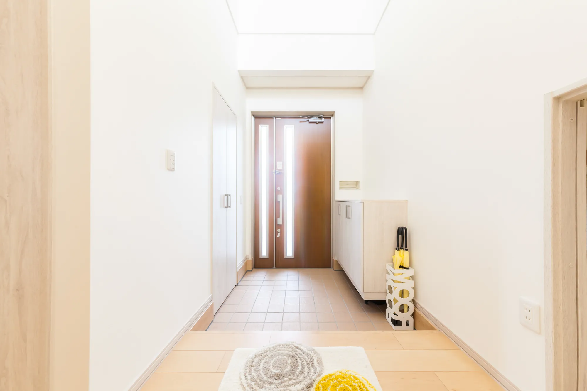 おしゃれ　玄関間取り