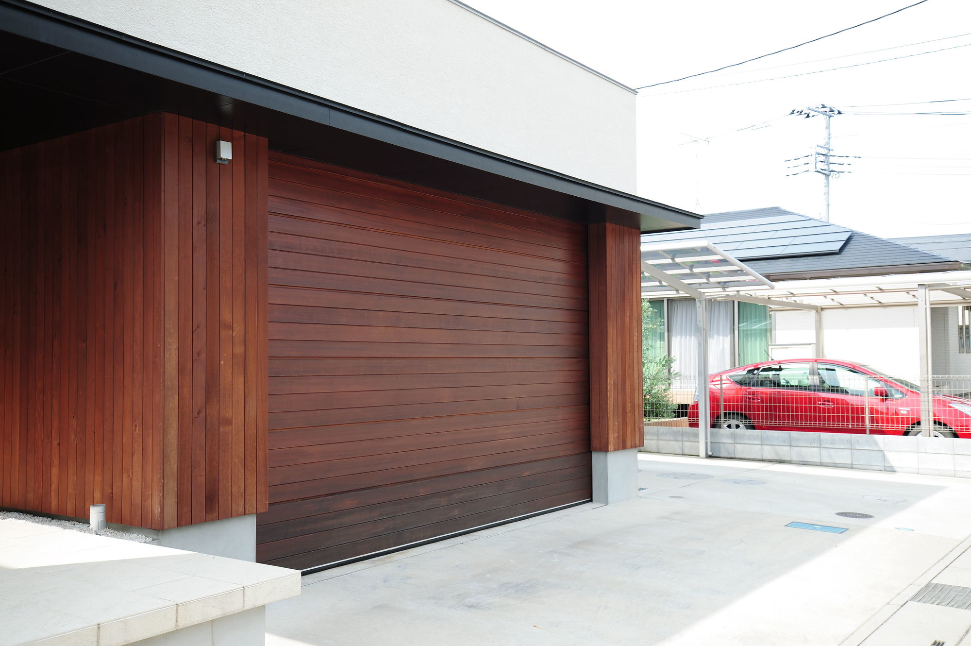 注文住宅　ガレージ